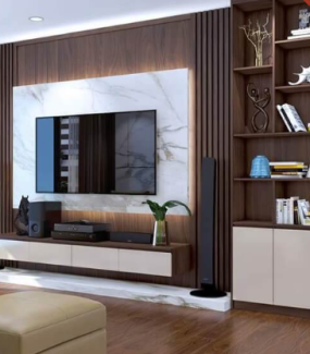 Mẫu kệ tivi gỗ công nghiệp đẹp 02