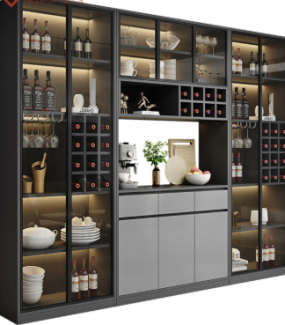 TỦ RƯỢU GỖ CÔNG NGHIỆP PHÒNG KHÁCH 06