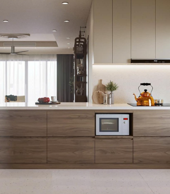TỦ BẾP GỖ CÔNG NGHIỆP ĐẸP HIỆN ĐẠI 02