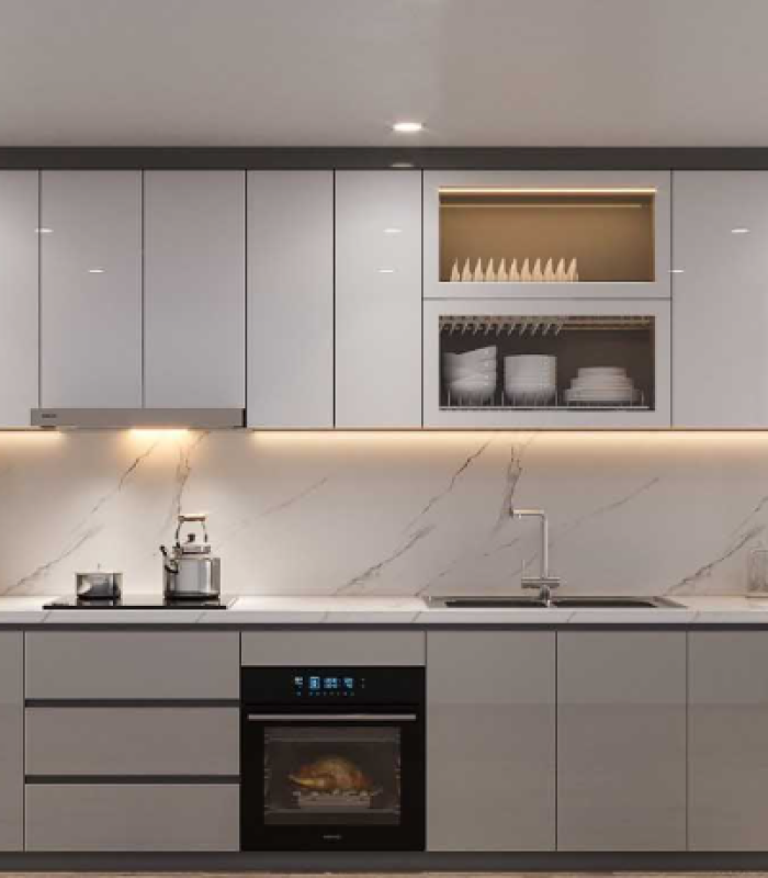 TỦ BẾP GỖ CÔNG NGHIỆP ĐẸP HIỆN ĐẠI 08